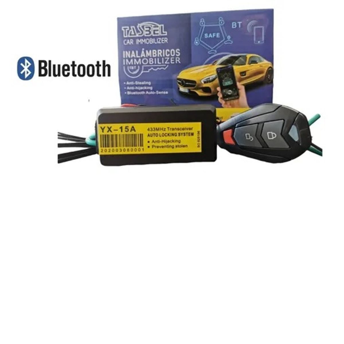 GENERICO - Corta Corriente A Distancia Inmovilizador Bluetooth