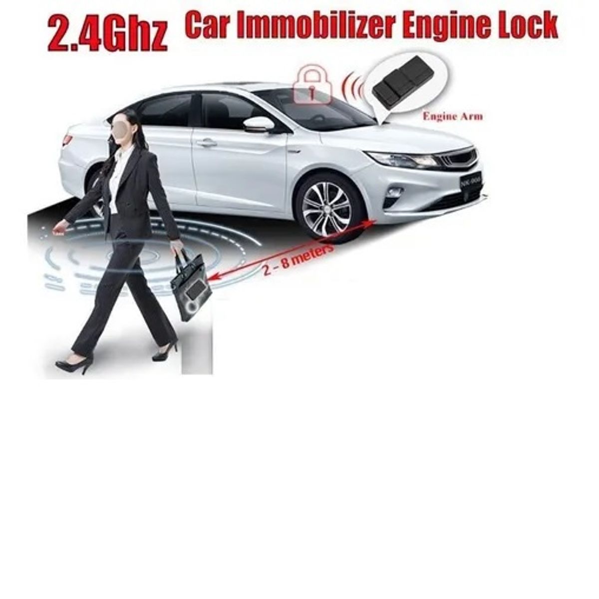 GENERICO - Corta Corriente A Distancia Inmovilizador Bluetooth