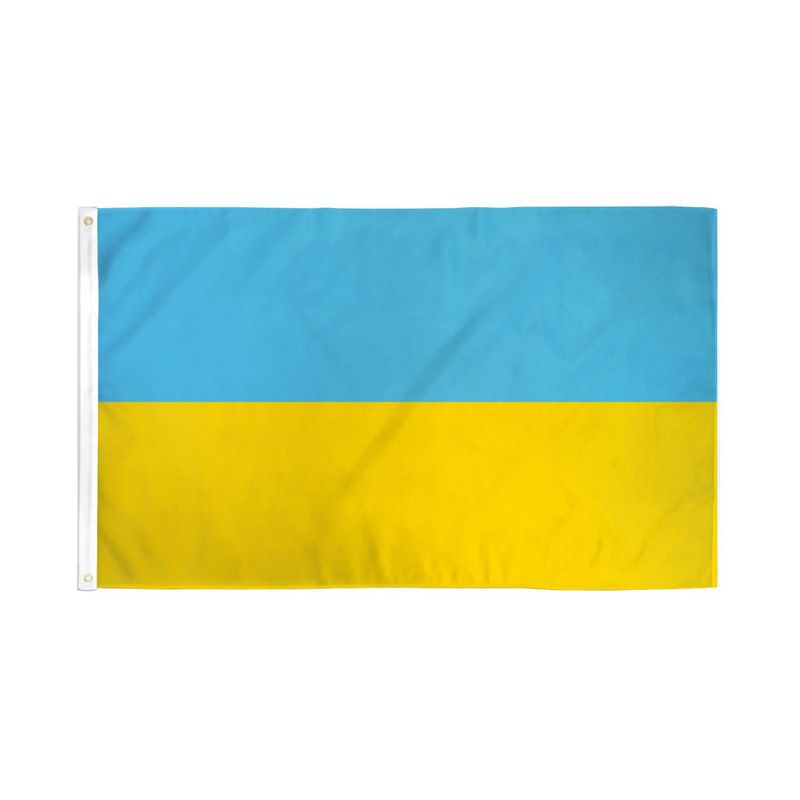 GENERICO - Bandera de Ucrania de 150cm x 90cm