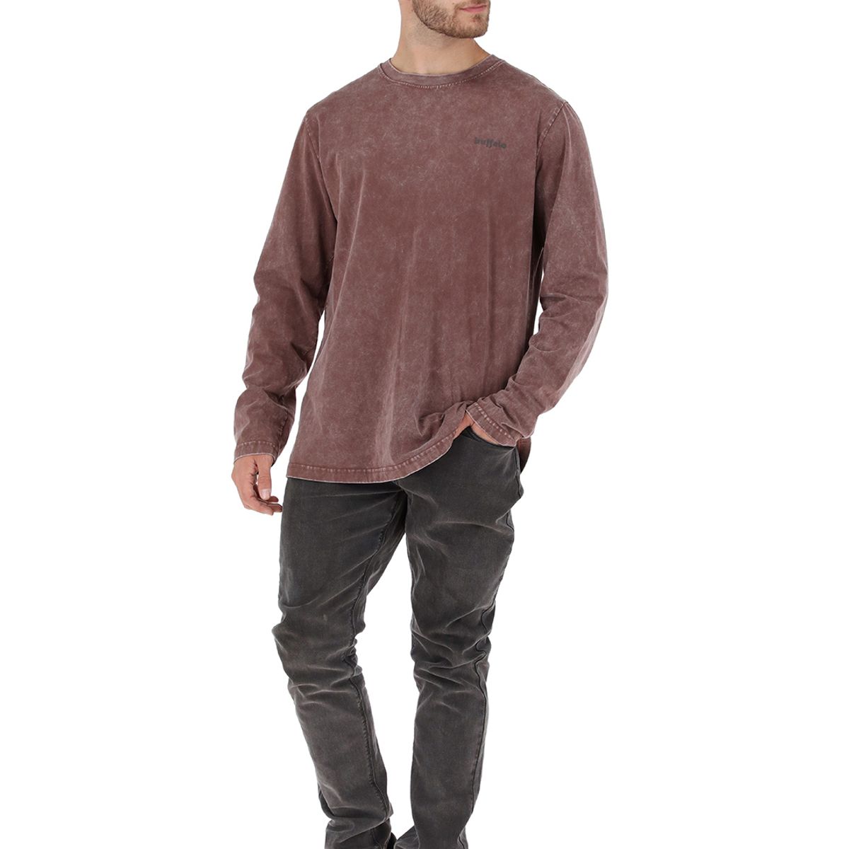 BUFFALO CHILE - Polera Manga Larga Darwin Hombre Buffalo