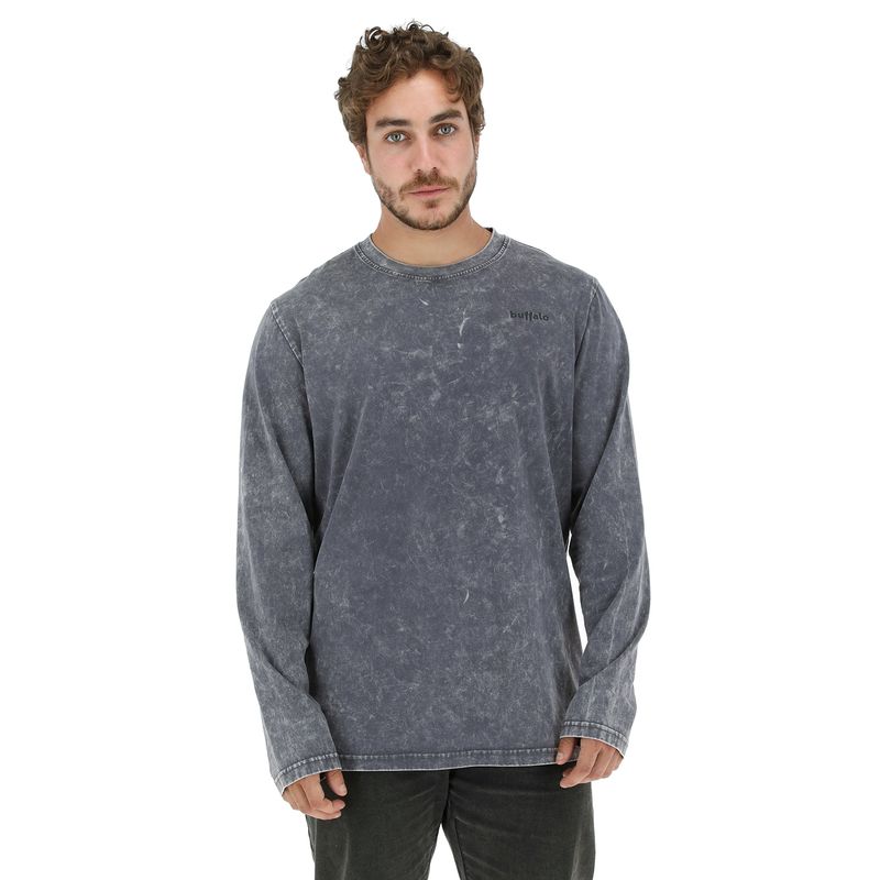 BUFFALO CHILE - Polera Darwin Grafito Hombre