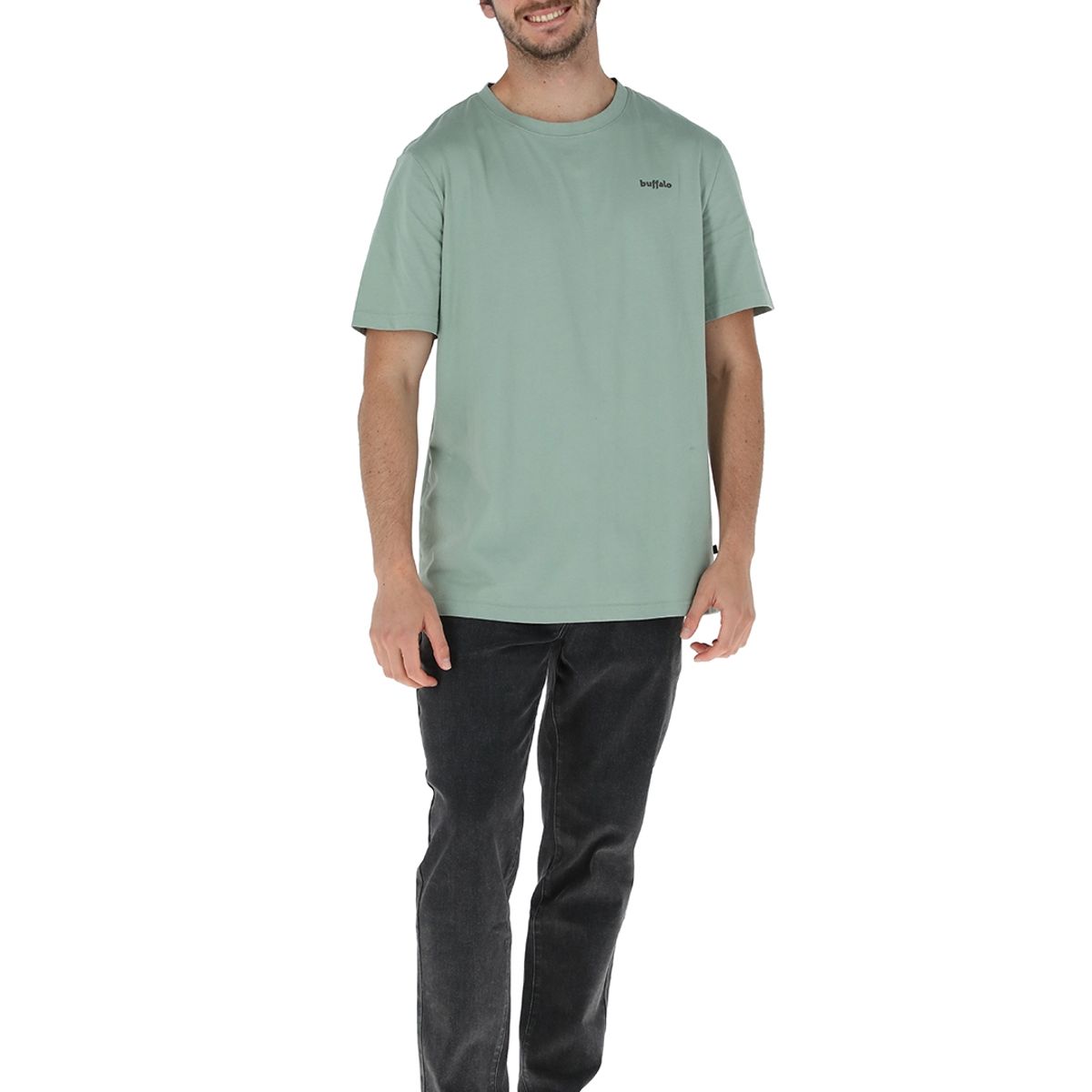 BUFFALO CHILE - Polera Manga Corta Api Verde Hombre