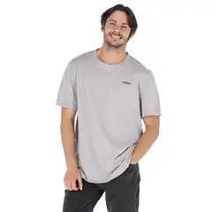 BUFFALO CHILE - Polera Manga Corta Bombus Gris Hombre