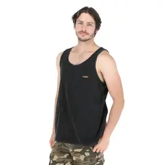 BUFFALO CHILE - Polera Sin Manga Abejorro Negro Hombre