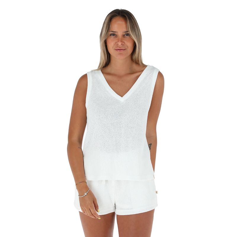 BUFFALO CHILE - Polera Tejida Keule Crudo Mujer