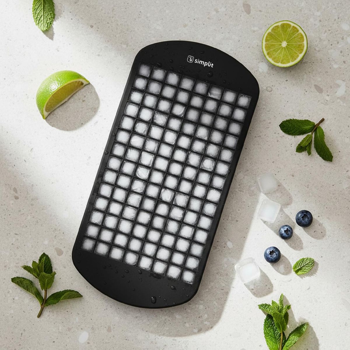 SIMPLIT - Cubeta de Hielo Silicona 160 Mini Hielos Simplit