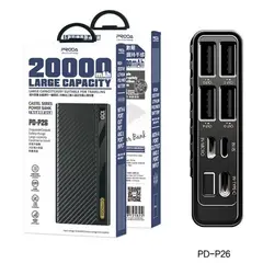 GENERICO - Cargador portatil , Power Bank 20000 Mah/ large capacity para viaje