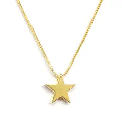 ANDREA COGGIOLA JOYAS - Collar Estrella Enchapado Oro 18K