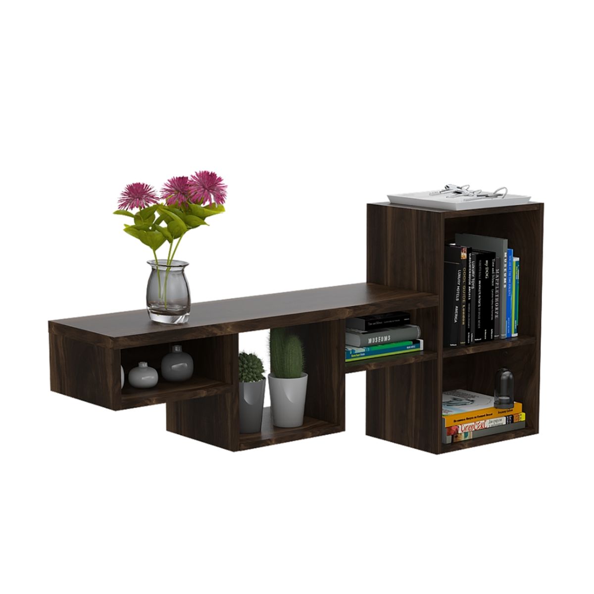 FMFURNITURE - Repisa Fm-006C - Café Oscuro