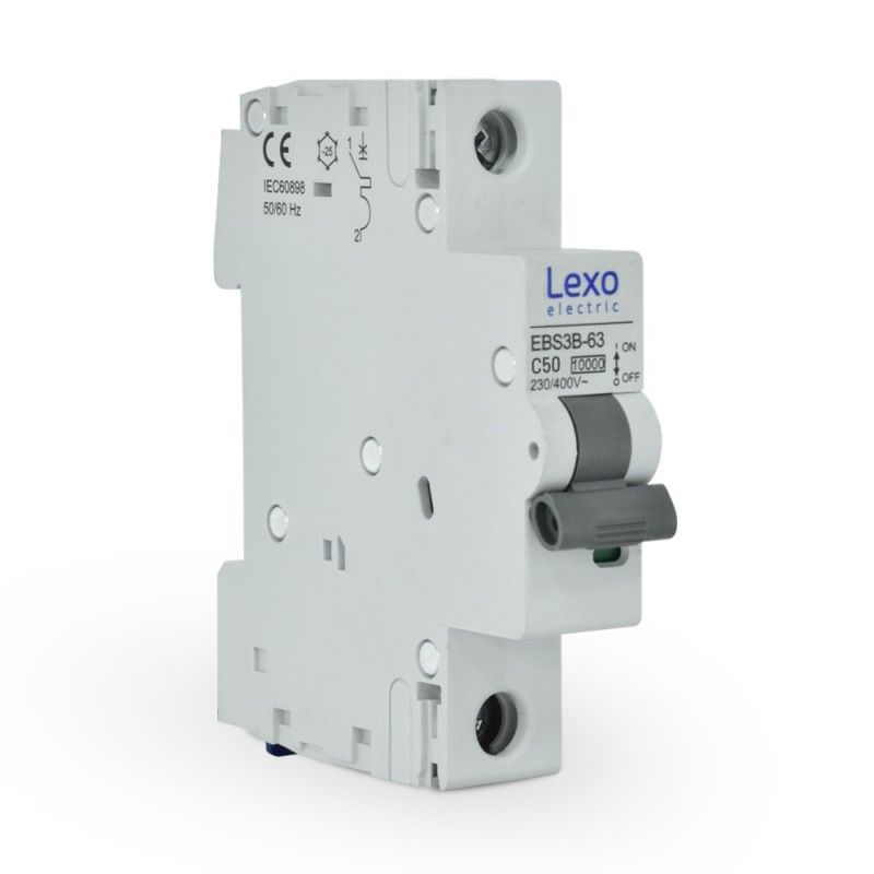 LEXO - INTERRUPTOR AUTOMATICO LEXO 1x50A 10KA C