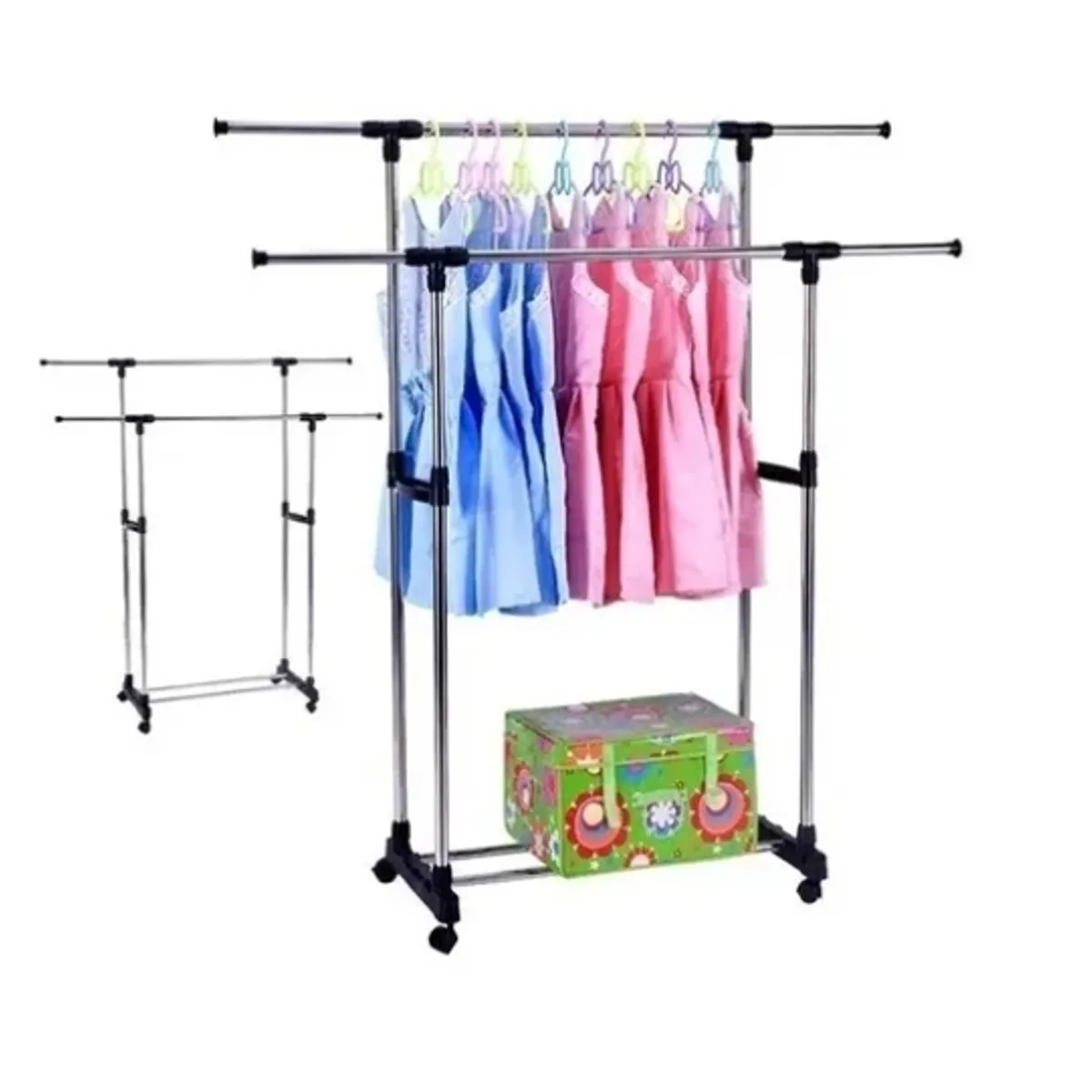 OFERTABKN - Perchero Colgador De Ropa Exhibicion Metalico Doble