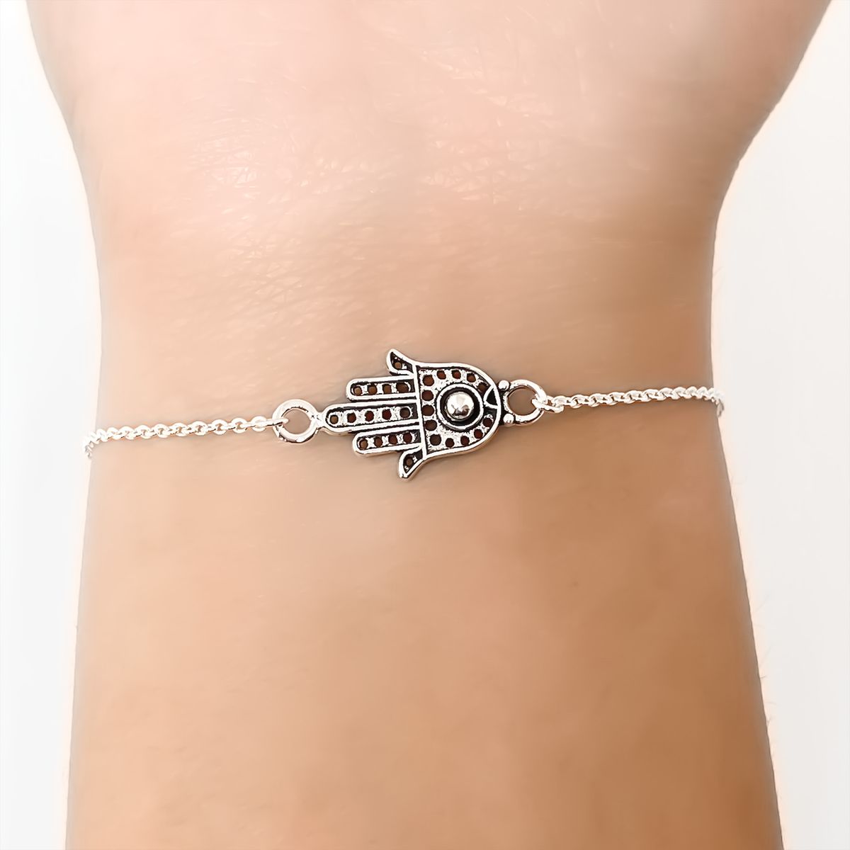 COGGIOLA - Pulsera Mano Fátima Plata Fina 925