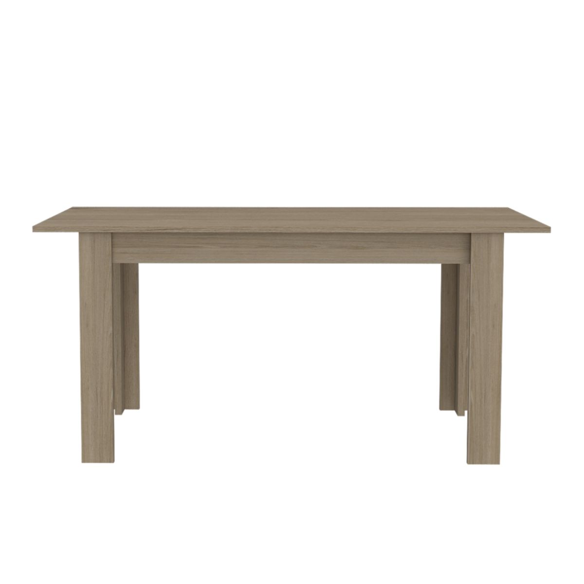 FMFURNITURE - Mesa De Comedor - Café Claro y Café Claro 75.6x120x88 cm