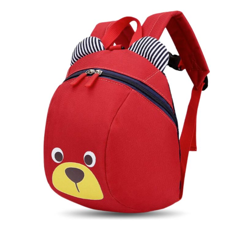 SANTU HOME & DECO - Mochila con Arnés Seguridad Anti Perdida Niños Rojo