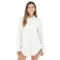 BUFFALO CHILE - Camisa Anemona Crudo Mujer