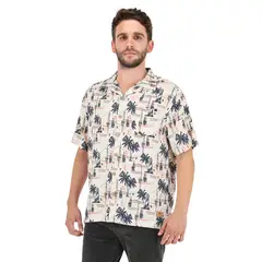 BUFFALO CHILE - Guayabera Beige Hombre