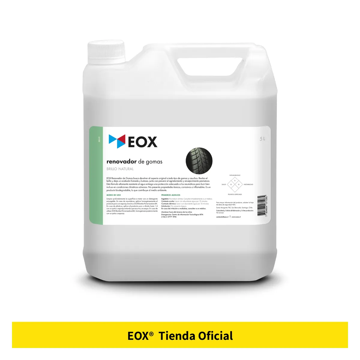 GENERICO - Renovador De Gomas Efecto Duradero Eox 5 Litros