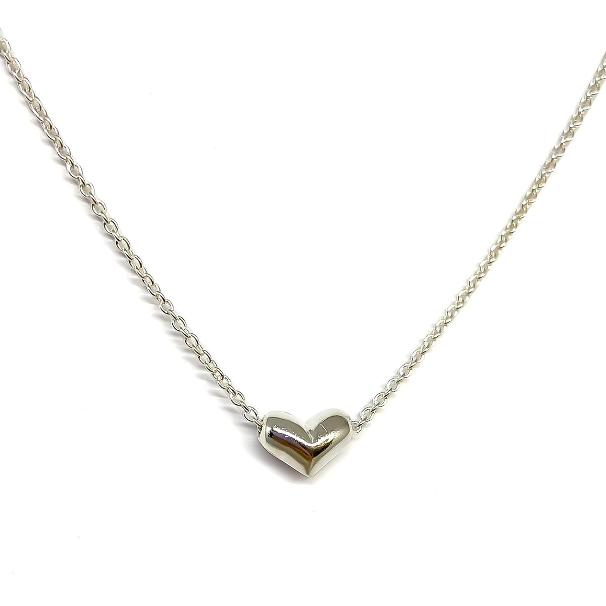 COGGIOLA - Collar Corazón Pequeño Plata Fina 925