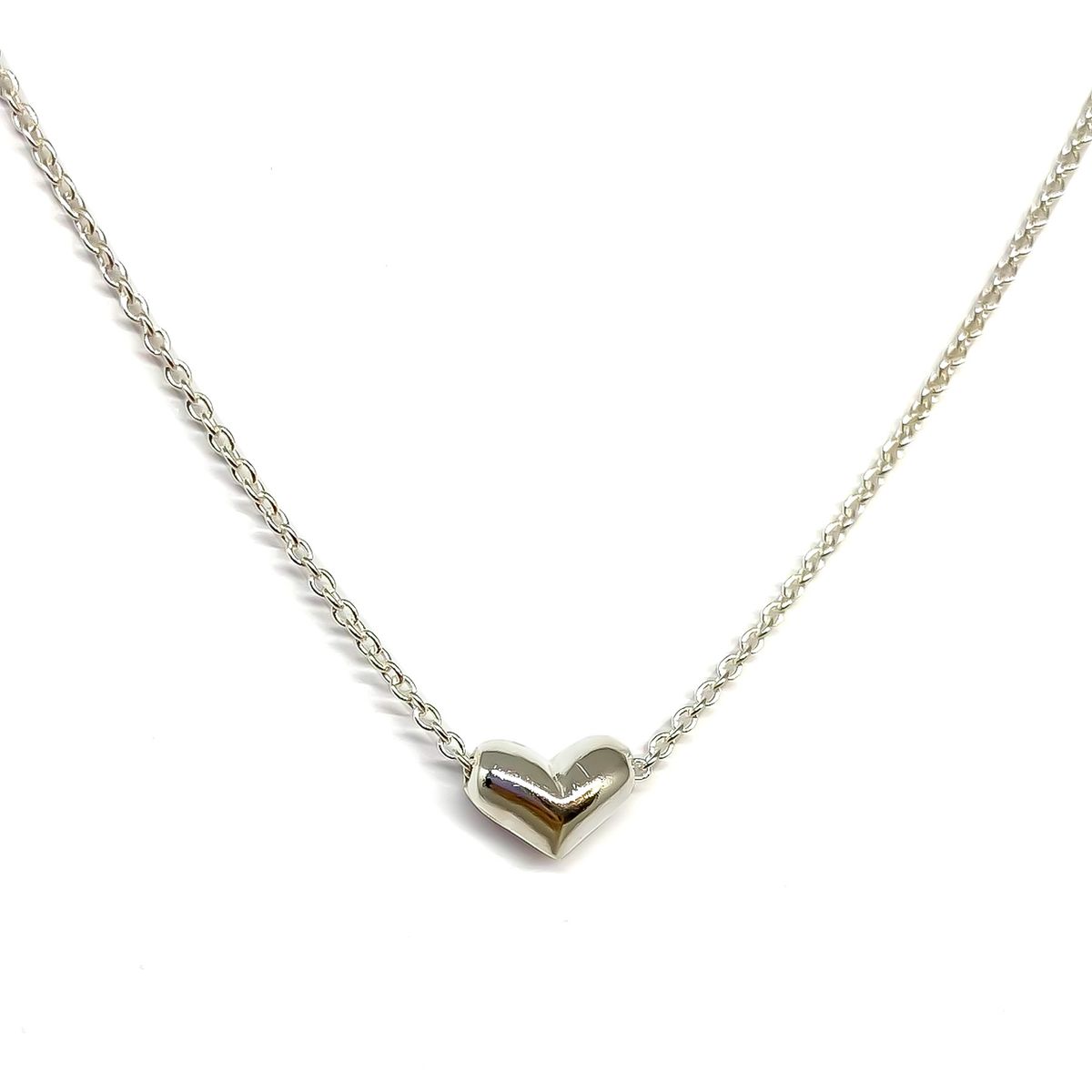 COGGIOLA - Collar Corazón Pequeño Plata Fina 925