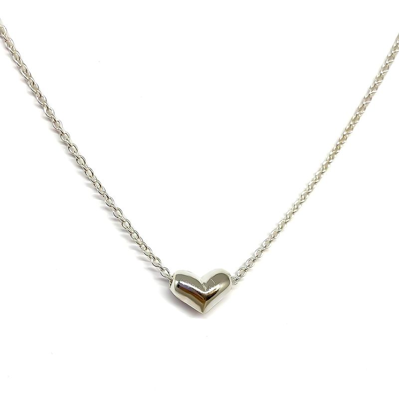 ANDREA COGGIOLA JOYAS - Collar Corazón Pequeño Plata Fina 925