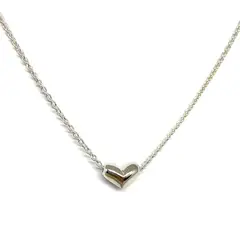 ANDREA COGGIOLA JOYAS - Collar Corazón Pequeño Plata Fina 925
