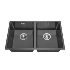 GRONER - Lavaplatos Doble Gröner Black 750DHB