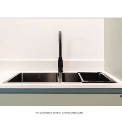 Imagen 2 del producto Lavaplatos Doble Gröner Black 750DHB