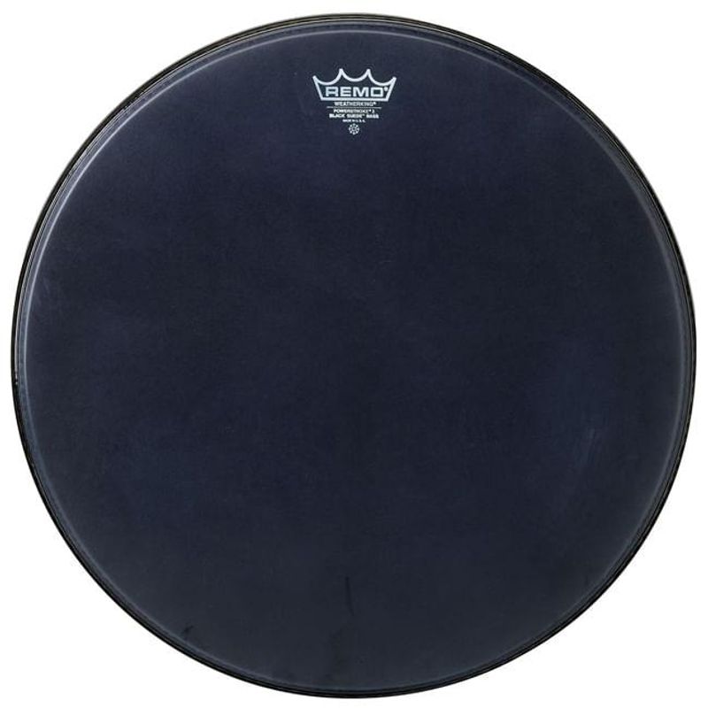 REMO - P3-1820-ES BK PARCHE 20" BLACK SUEDE POWERSTROKE REMO