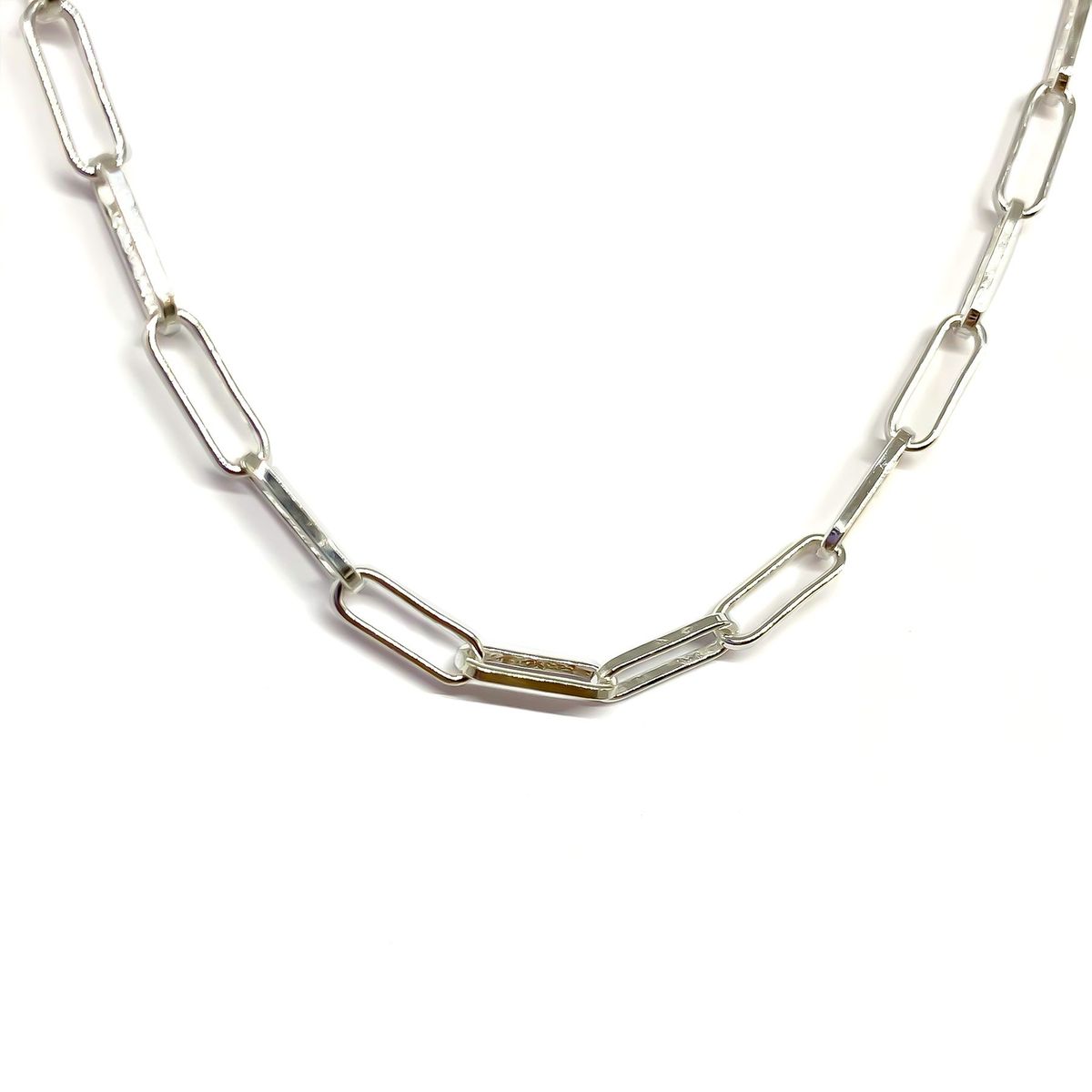 COGGIOLA - Cadena 50cm Eslabón Alargado 10x3mm Plata Fina 925