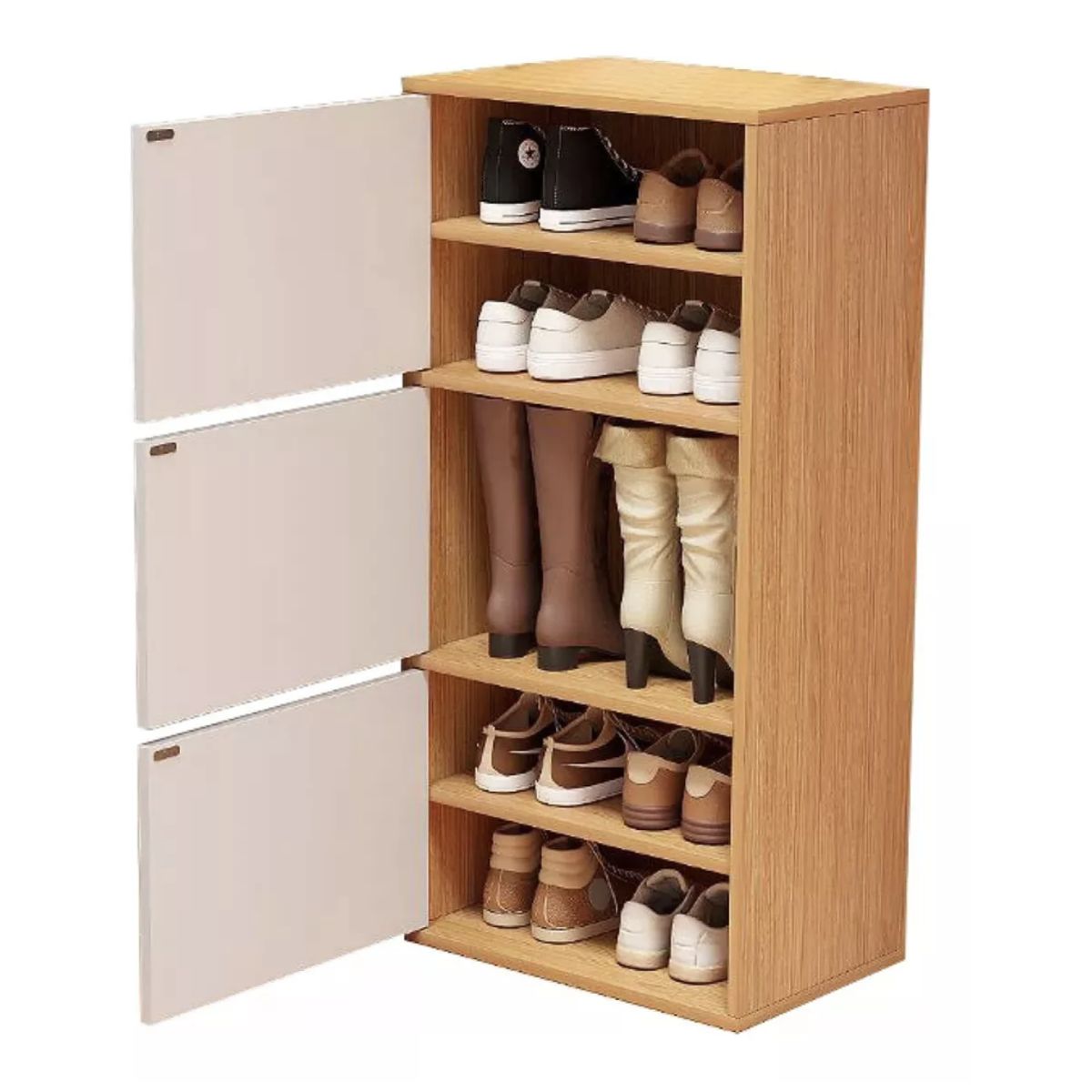 HOMER DESIGN - Zapatero Organizador Estante Zapatos 14 Pcs Hall Armario