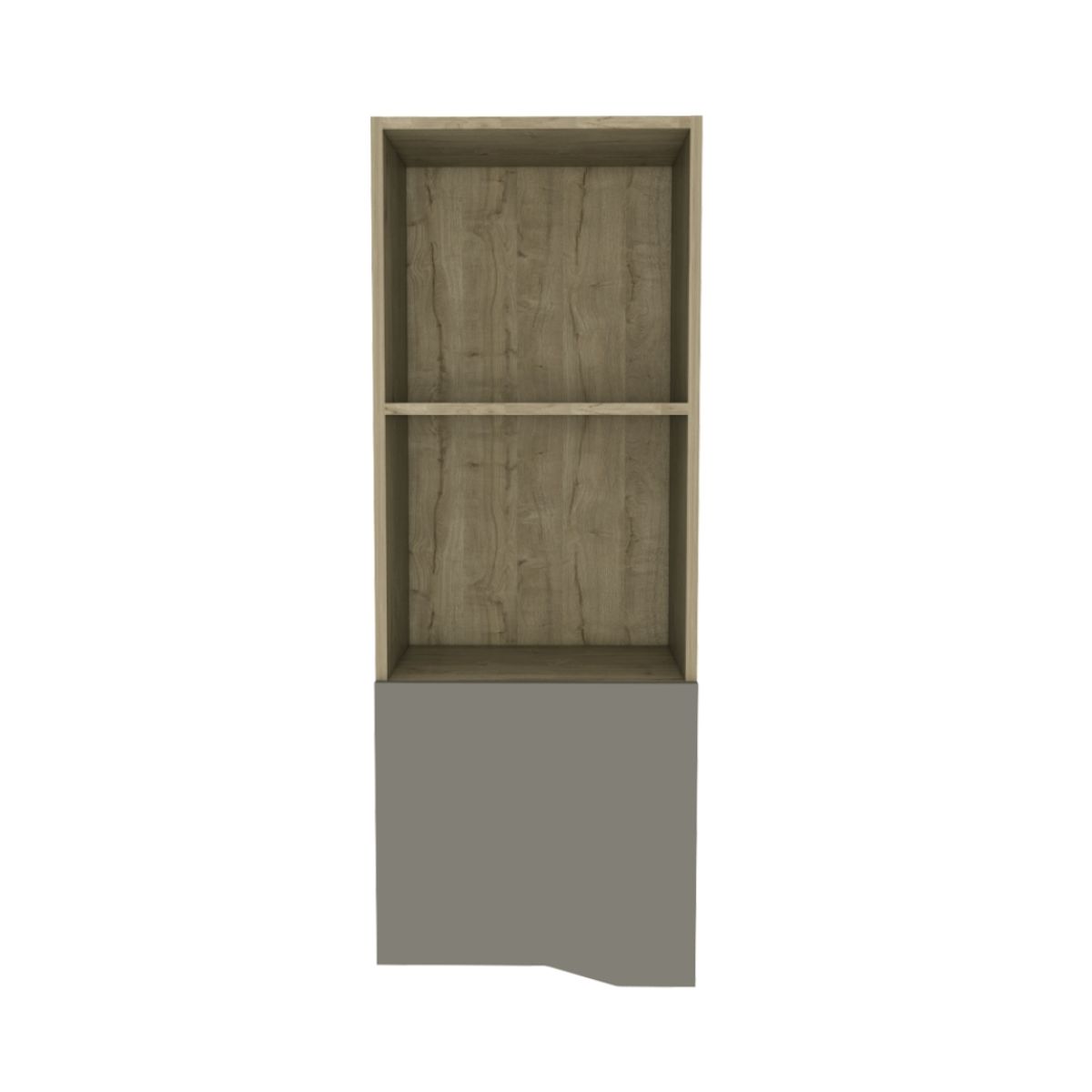 FMFURNITURE - Repisa 1 Puerta- Cafe Claro 110x41x34 cm