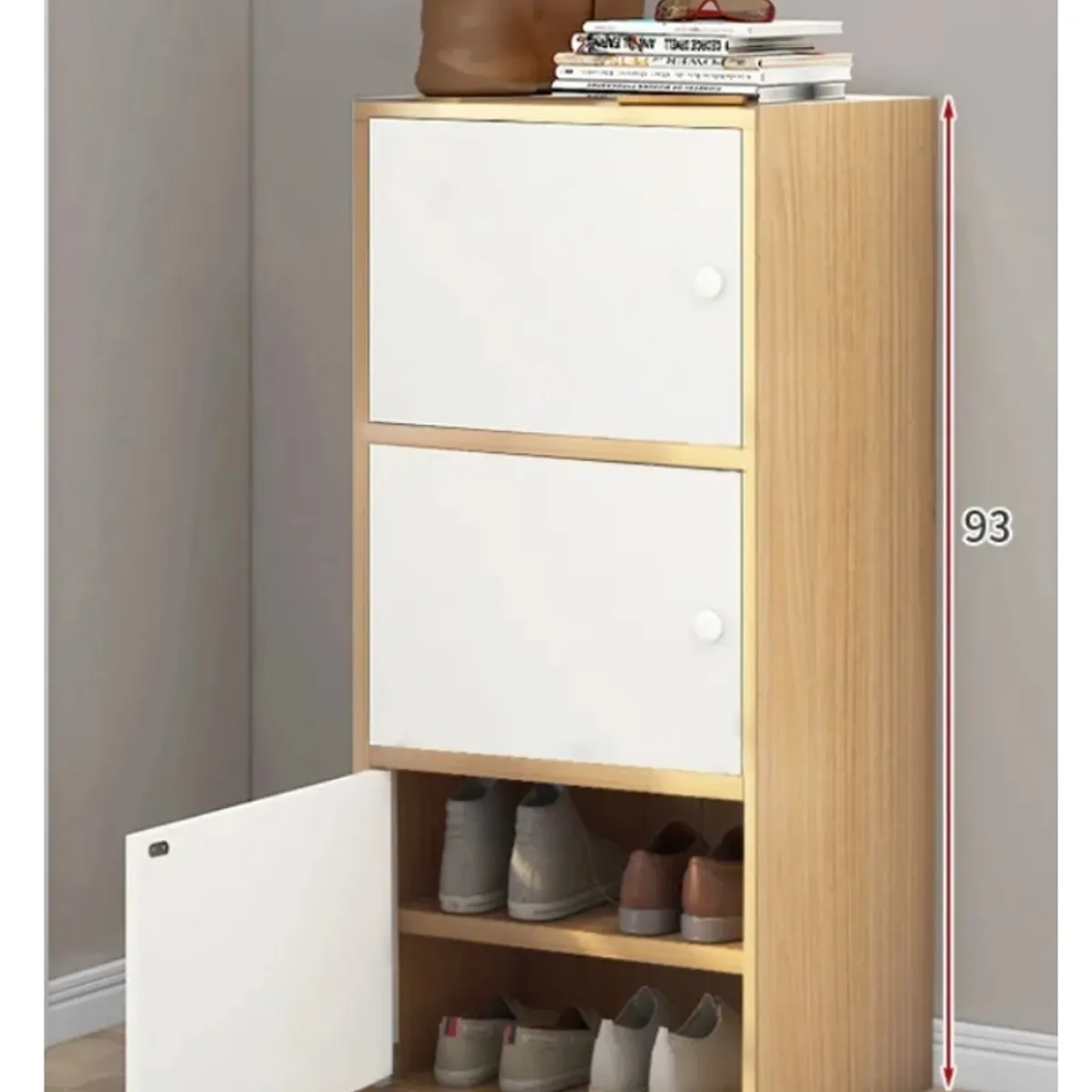 HOMER DESIGN - Zapatero Gabinete Comoda Organiador De Zapato Con 3 Puertas