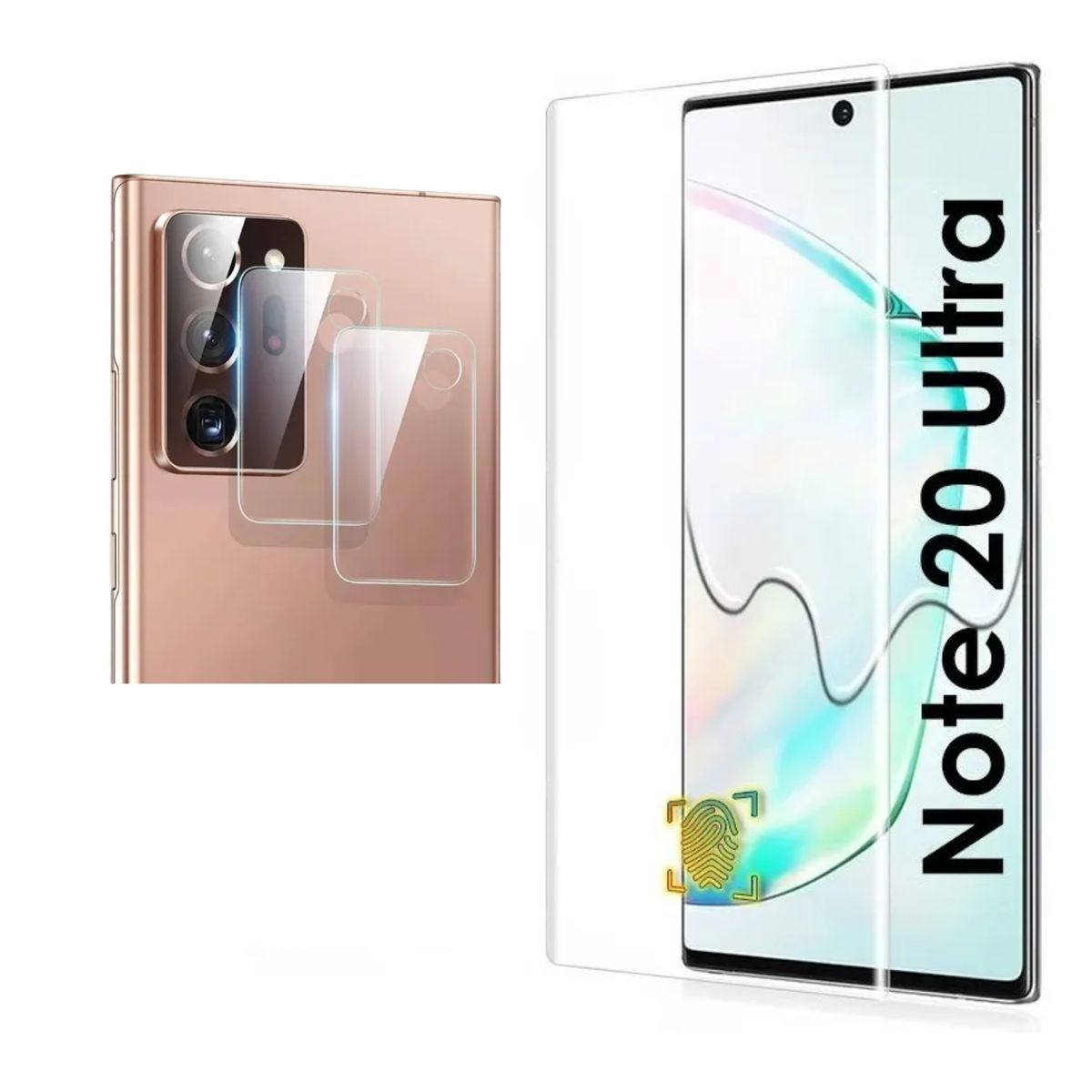 OEM - Samsung Galaxy Note 20 Ultra Vidrio Templado Completo Pantalla +cámara