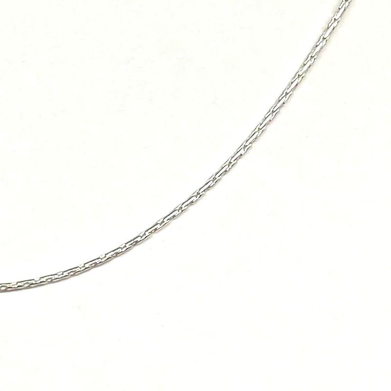 ANDREA COGGIOLA JOYAS - Cadena Cordón Fino 45cm Plata Fina 925