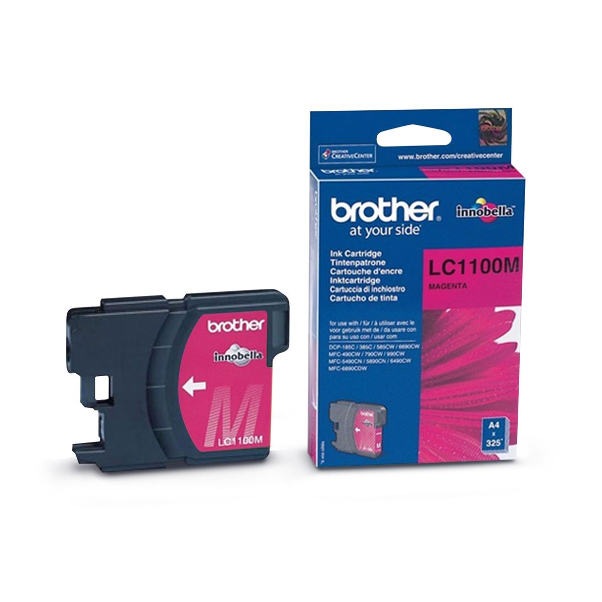 BROTHER - TINTA BROTHER LC1100 MAGENTA GENUINA  Dcp-185c J715w Mfc-490
