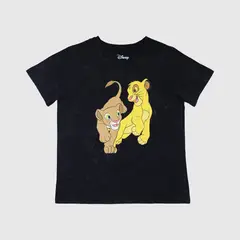 DISNEY - Polera Mujer Rey León Cute Negro