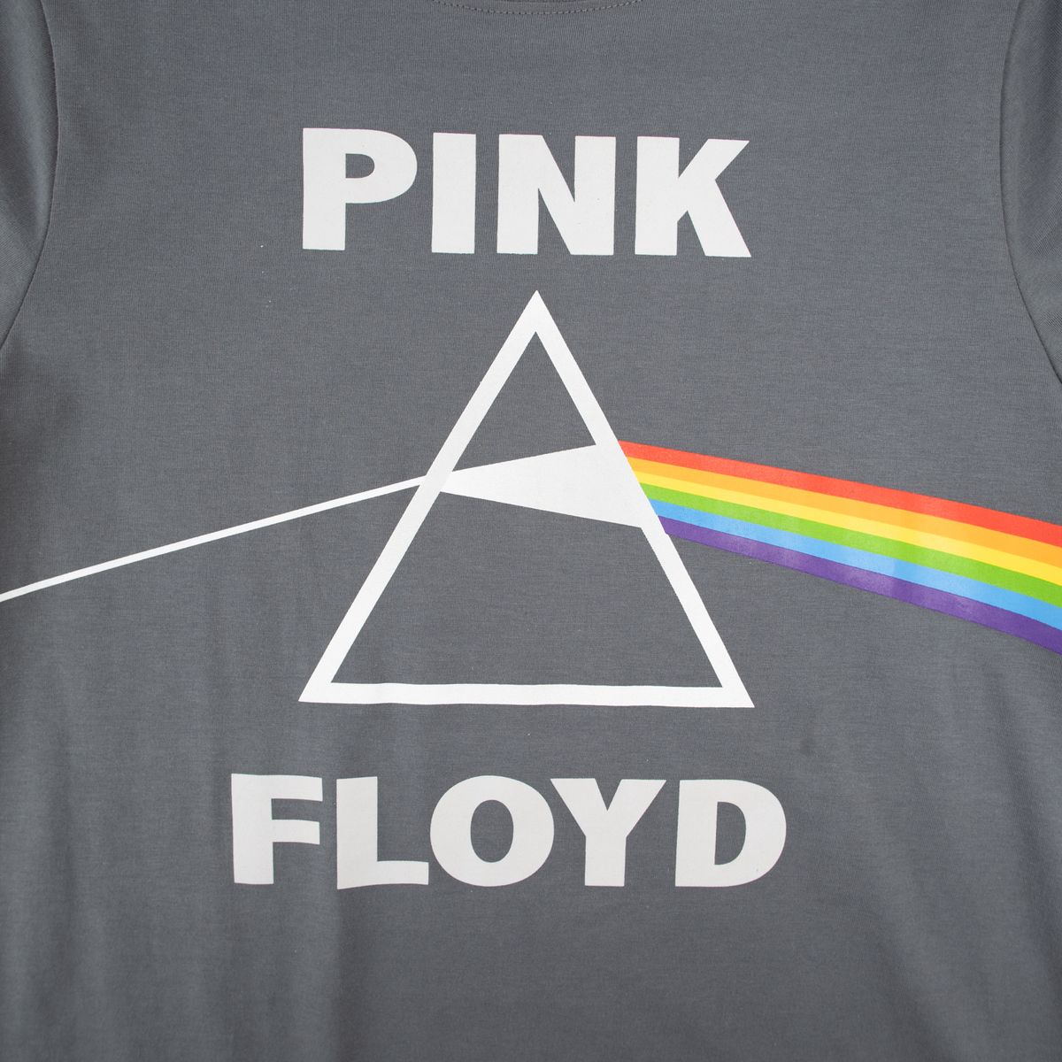 PINK FLOYD - Polera Mujer YOU Pink Floyd Prima Gris