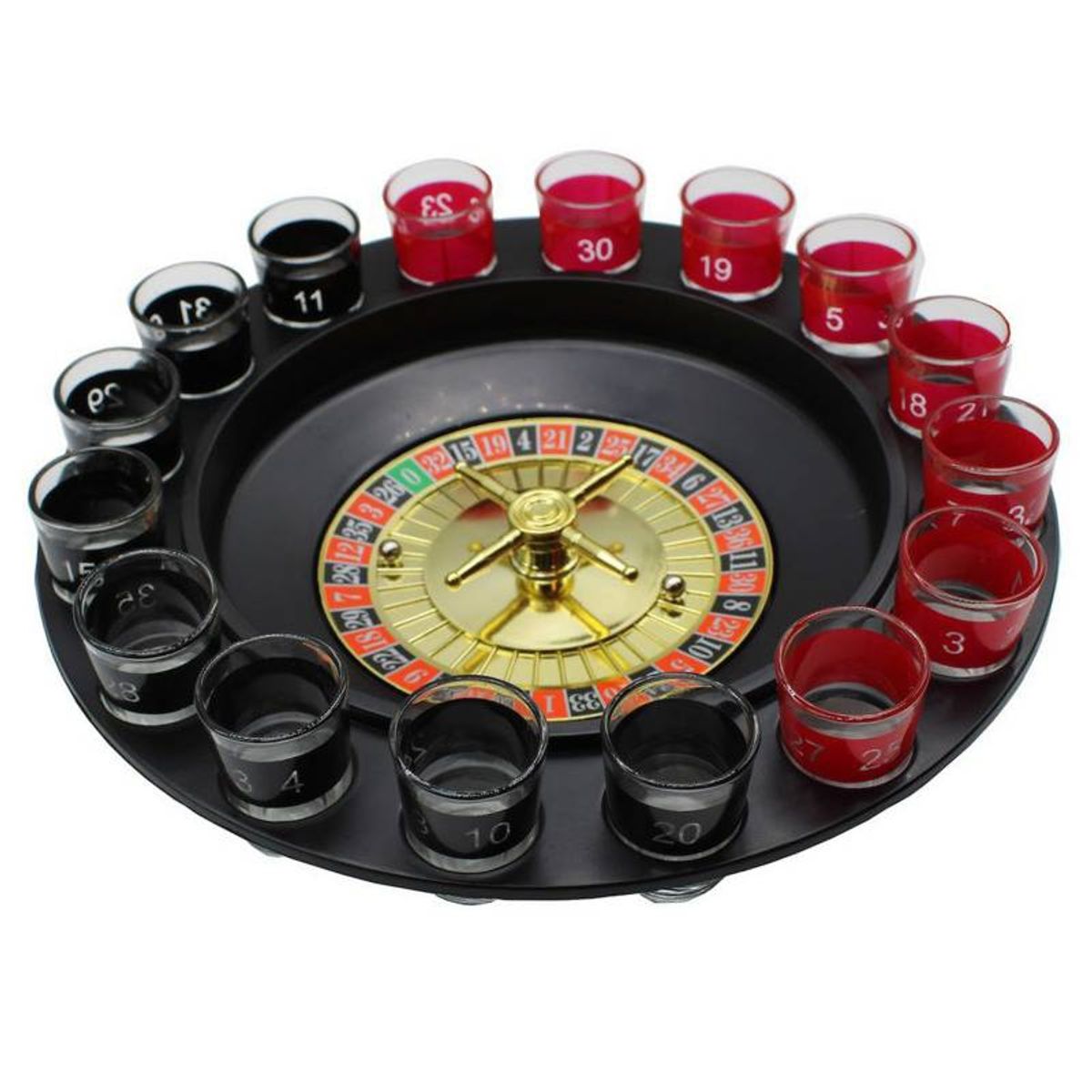 UNIVERSAL - Ruleta con Shots de vidrio