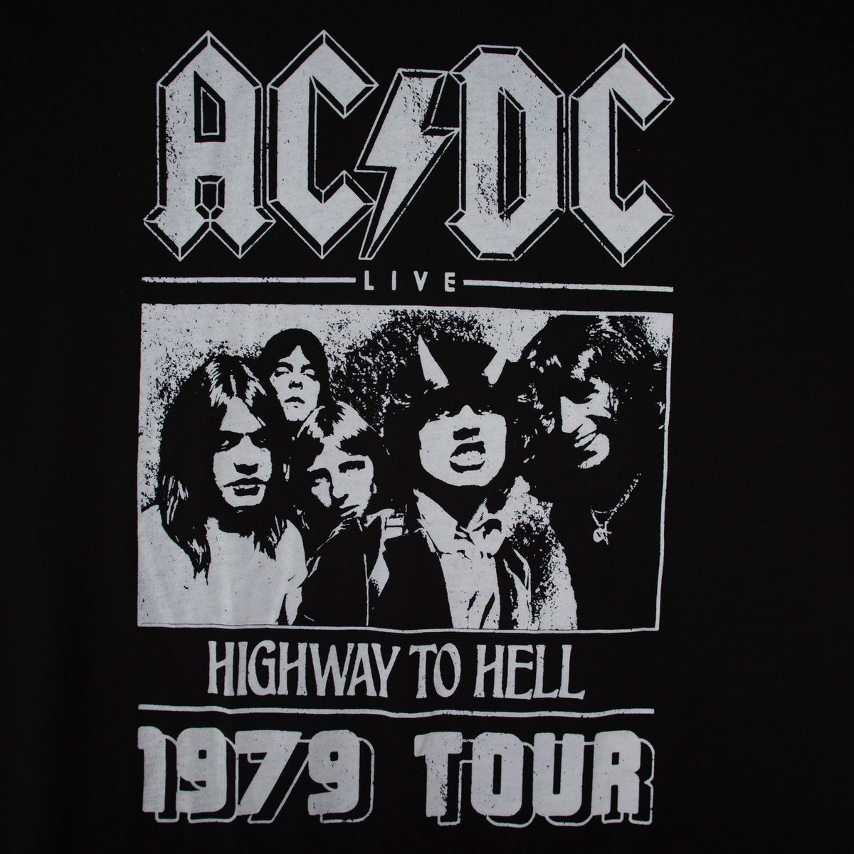 AC DC - Polera Hombre YOU Acdc Hell Negro