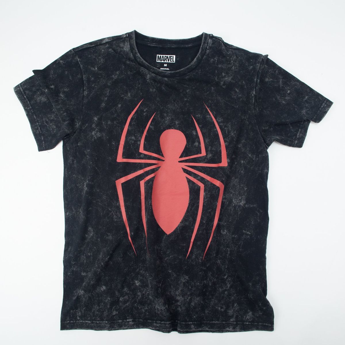 MARVEL - Polera Hombre Spiderman New Style Gris Oscuro Marvel