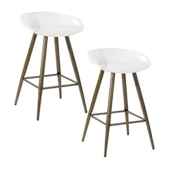 NOVAHUS - Pack 2 Pisos de Bar Wave - Blanco