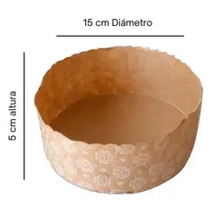 GENERICO - Molde De Pan De Pascua 500 Grs X 50 Unid