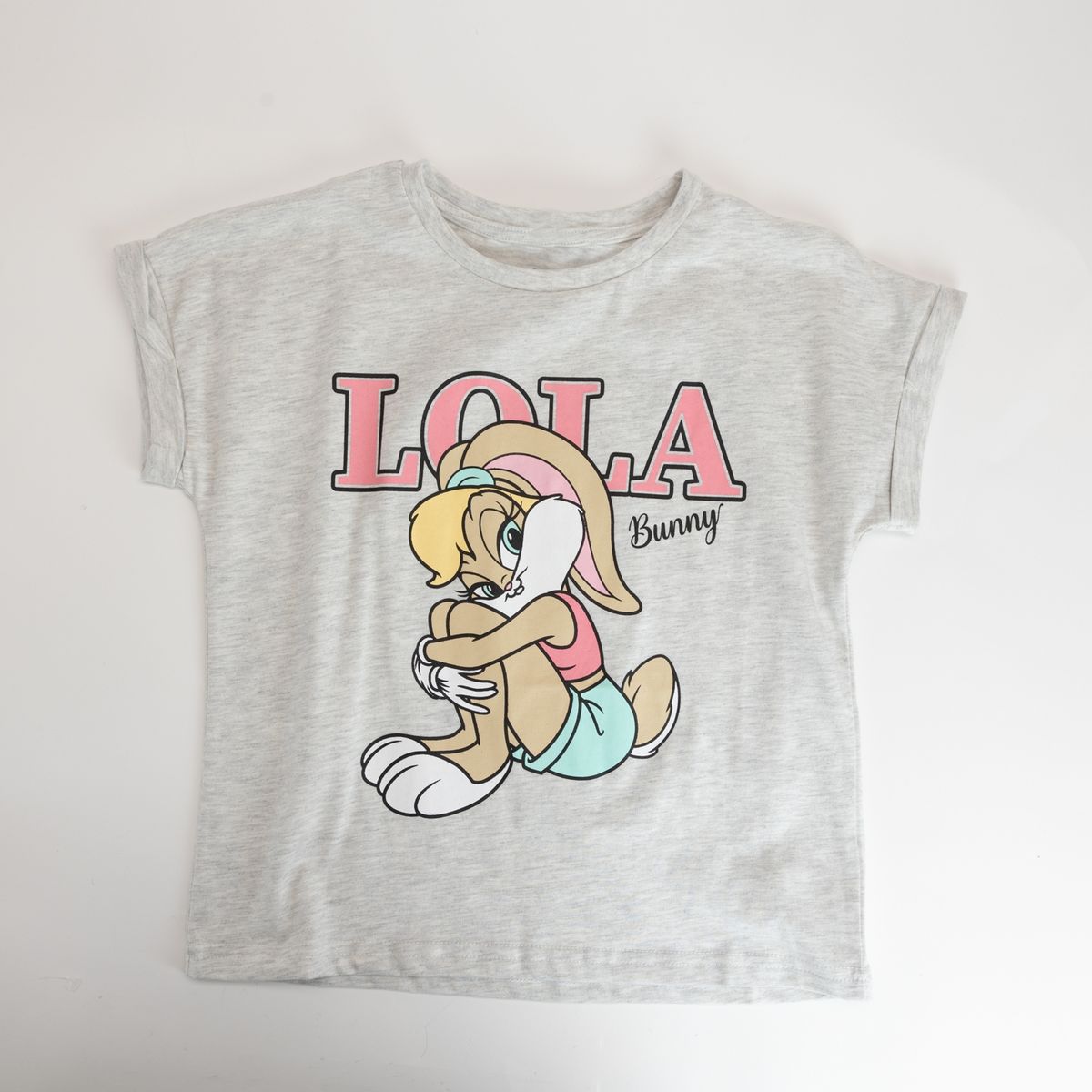 WARNER BROS - Polera Niña Lola Gris Looney Tunes