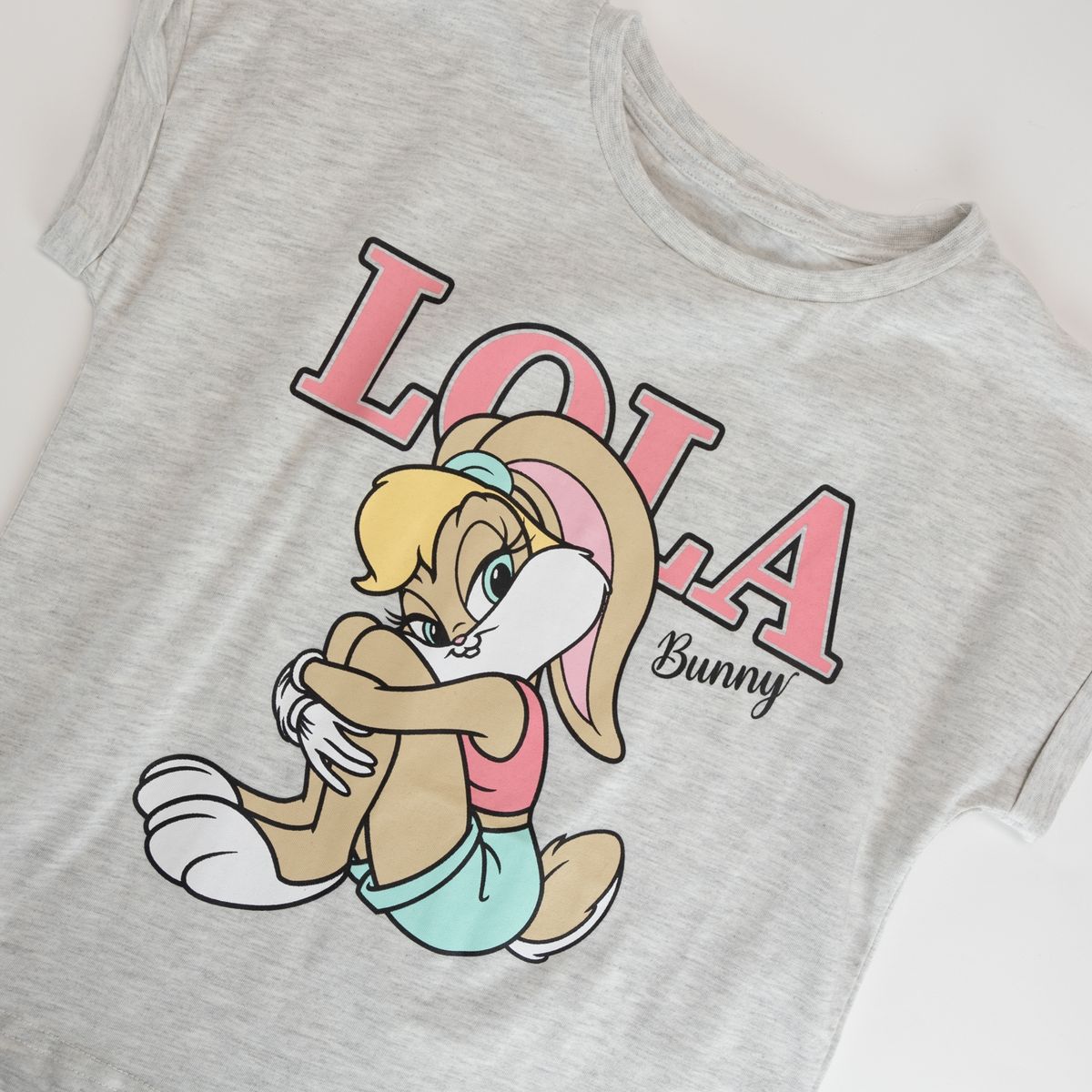WARNER BROS - Polera Niña Lola Gris Looney Tunes