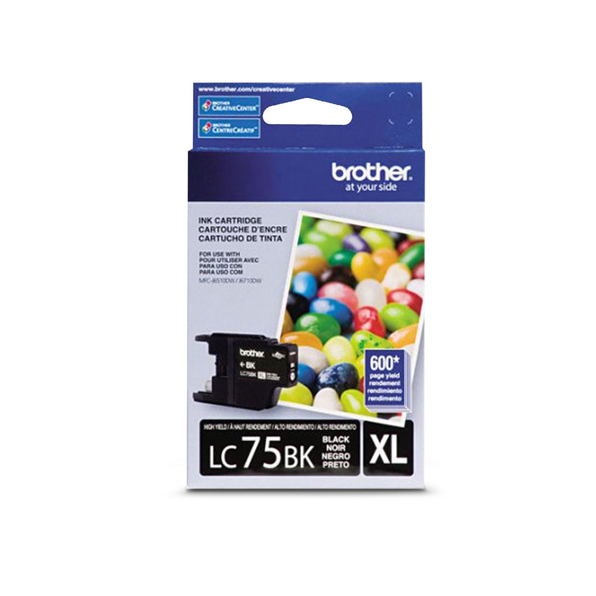 BROTHER - TINTA BROTHER LC75 NEGRA GENUINA  J280/j425/j625/j591/j6710 Civ