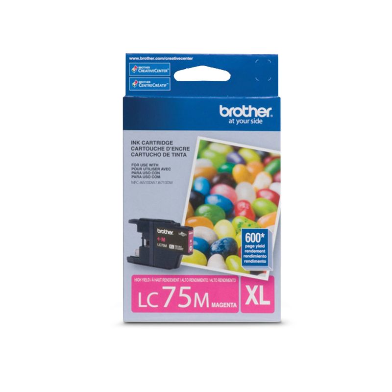 BROTHER - TINTA BROTHER LC75 MAGENTA GEGUINA J280j425j625j591j6710 Civ