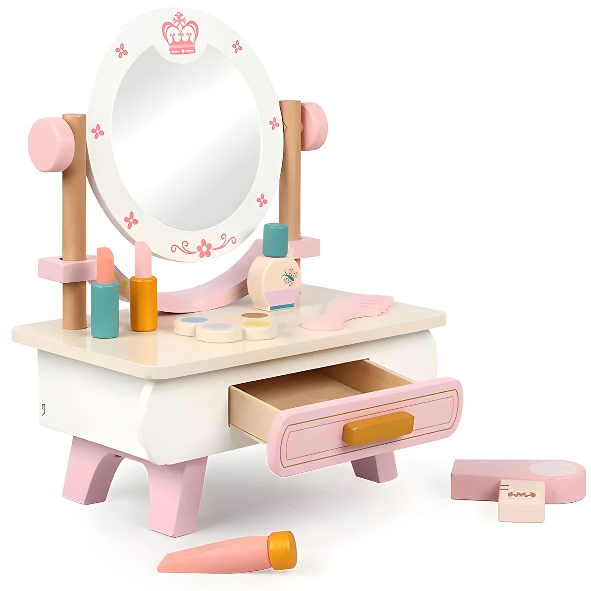 PELLITOS - MINI TOCADOR DE MADERA SOLIDA LITTLE PRETTY