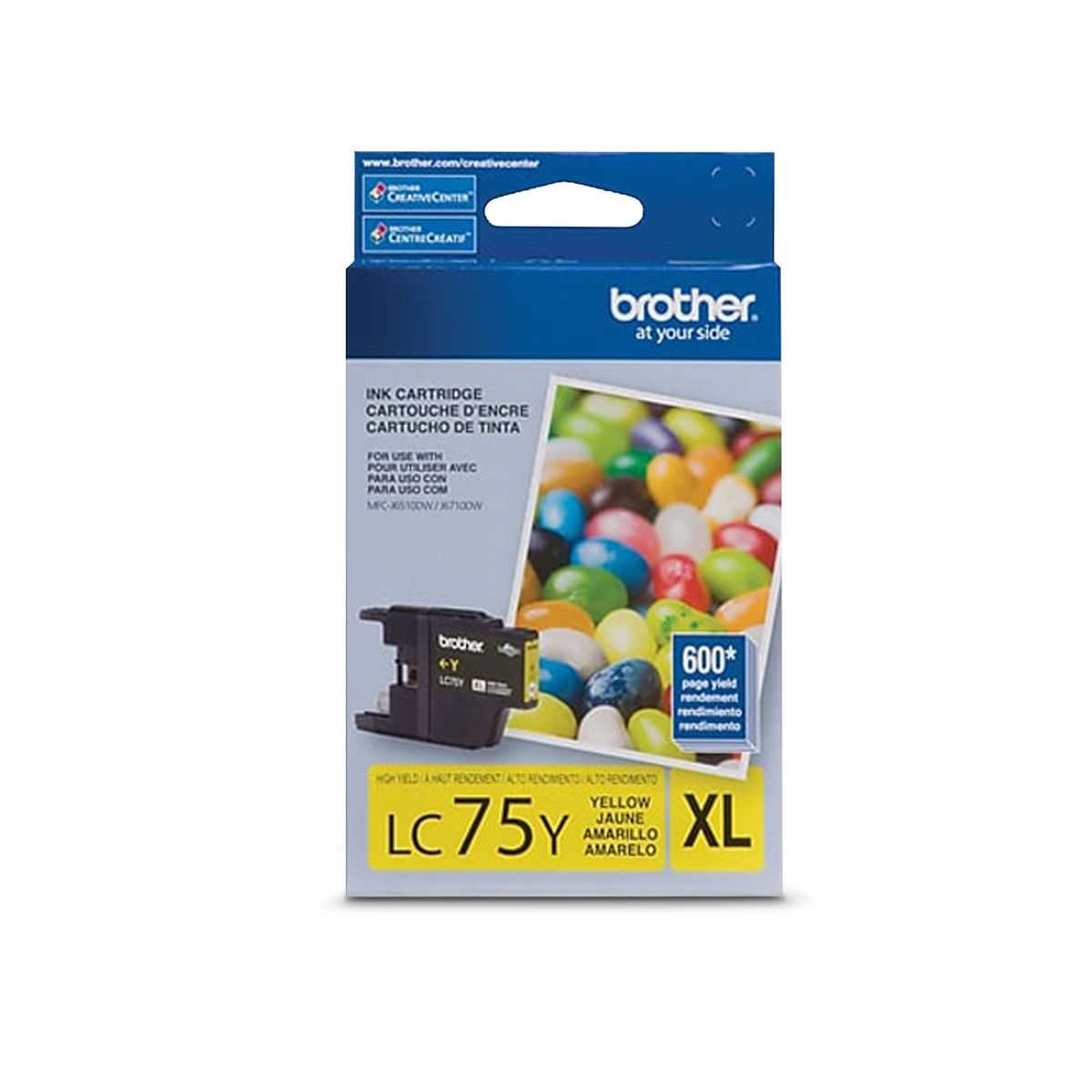 BROTHER - TINTA BROTHER LC75 YELLOW GENUINA J280j425j625j591j6710 Civ