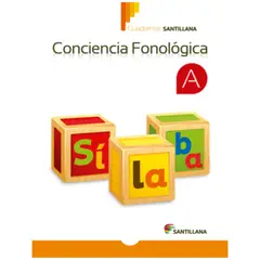 SANTILLANA - Cuaderno de conciencia fonológica - A - PREKÍNDER