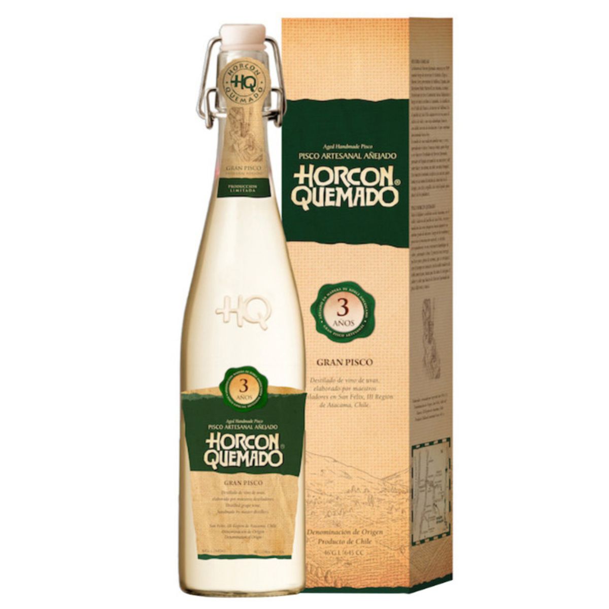 HORCON QUEMADO - Pisco Horcon Quemado, 3 Años, Valle de Atacama